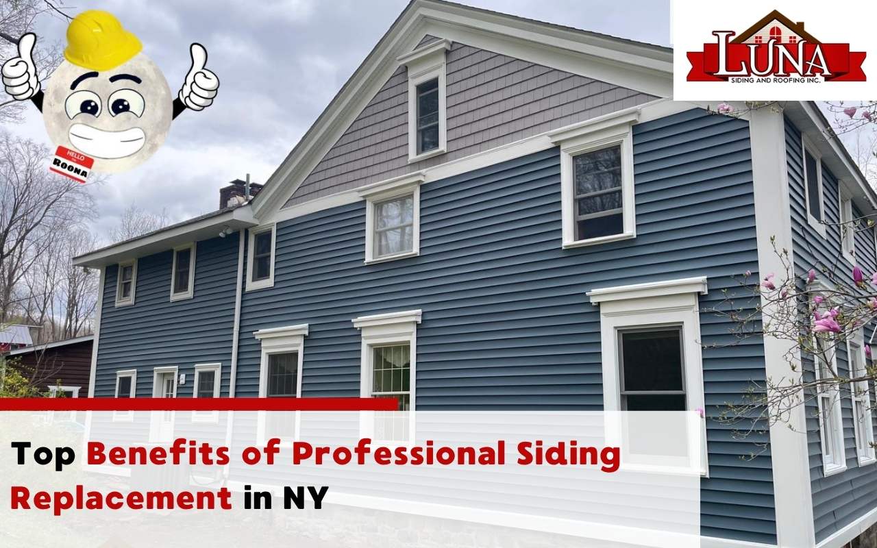 New energy-efficient siding installed on a modern home