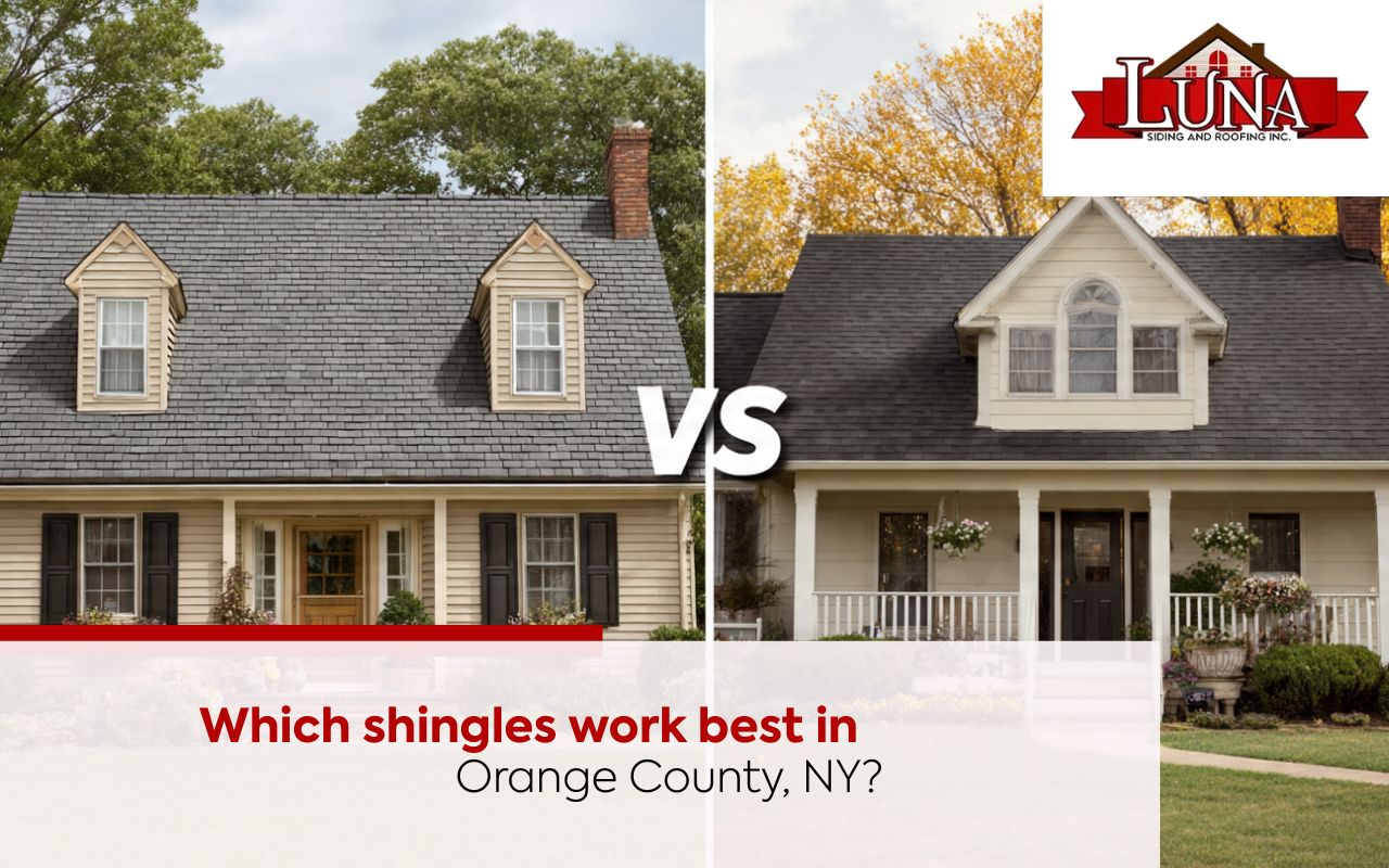 Architectural Shingles vs 3-Tab in Orange County NY comparison chart for homeowners